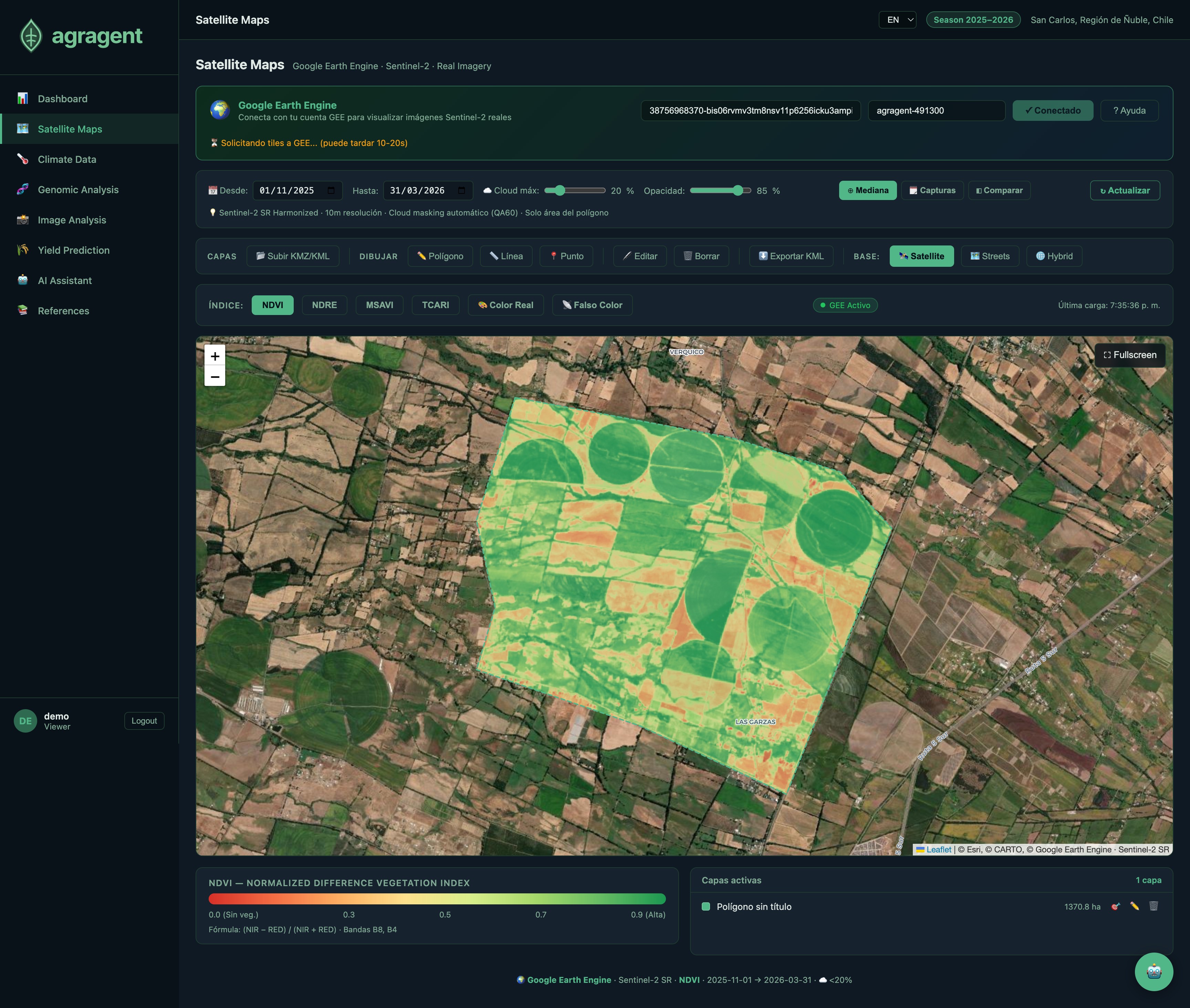 Satellite Maps - NDVI